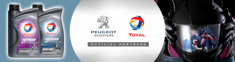 TotalEnergies in Peugeot Scooters
